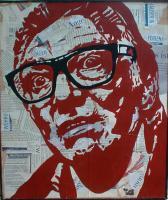 Brick Top 3 - Mixed On Wood Paintings - By Stanislav Belovski, Pop Painting Artist