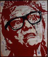 Brick Top 4 - Mixed On Wood Paintings - By Stanislav Belovski, Pop Painting Artist