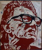 Brick Top 5 - Mixed On Wood Paintings - By Stanislav Belovski, Pop Painting Artist