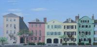 Original - Charlestons Rainbow Row - Acrylic