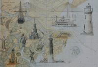 Savannah Sketchbook - Acrylic Drawings - By Allan West, Realistic Drawing Artist