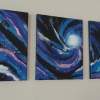 Star Bound - Acrylics Paintings - By Elizabeth Edmonds, Finger Painting Painting Artist