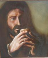 Religious - My Cup - Oil  Color Glazes
