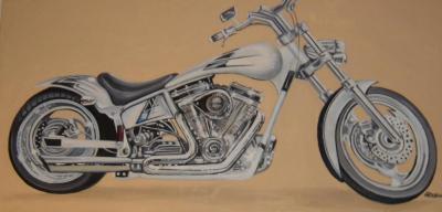 Motorcycles - Only One - Oil  Color Glazes