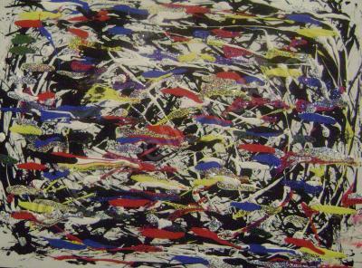 9X12 Inch Original - In The Thicket Of Change - Acrylic