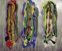 Three Wishs Granted - Acrylic Paintings - By Everett Hickam, Abstract Painting Artist