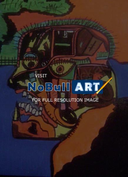 Basquiat Memorial - Needing To Get  Ahead - M Ixed Medium