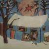 Christmas Eve In Buffalo - M Ixed Medium Mixed Media - By Everett Hickam, Expressionist Mixed Media Artist