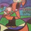 To Grandmothers House We Go - M Ixed Medium Mixed Media - By Everett Hickam, Primative Mixed Media Artist
