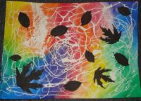 Nature Watercolor - Tye Dye Fall - Watercolor