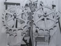 Row Binder III - Pencil Drawings - By Courtney Markwell, Realism Drawing Artist