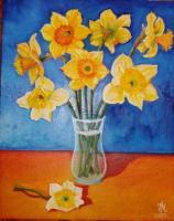Still Life - Yellow - Oil On Canvas