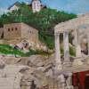 Roman Stadium In Plovdiv - Oil On Canvas Paintings - By Nina Mitkova, Realism Painting Artist