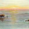 Sunset - Soft Pastel Paintings - By Nina Mitkova, Realism Painting Artist