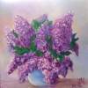 Lilac - Oil On Canvas Paintings - By Nina Mitkova, Realism Painting Artist