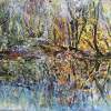 Reflection - Oil On Canvas Paintings - By Asim Amjad, Expressionism Painting Artist