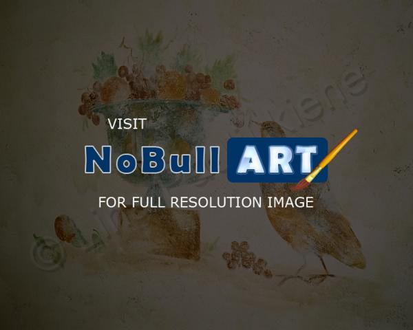 Wall Decorating - Bird And Fruits - Acrylic