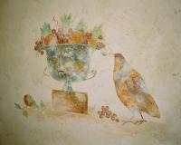 Wall Decorating - Bird And Fruits - Acrylic