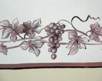 Grapes - Acrylic Paintings - By Lina Pauliukiene, Fresco Painting Artist