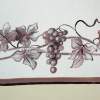Grapes - Acrylic Paintings - By Lina Pauliukiene, Fresco Painting Artist