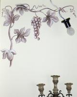 Grapes - Acrylic Paintings - By Lina Pauliukiene, Fresco Painting Artist