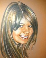 Portrait - Uncnown Girl - Pencil  Paper