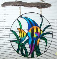 Glass Panel - Angelfish - Glass Overlay
