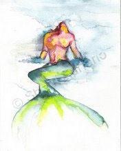 Inkwash - Mermaid 3 - Ink