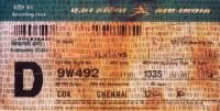 Barcode - Air India - Mixed Media