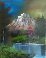 Serenity - Oil On Canvas Paintings - By Carlos Gonzalez, Landscape Painting Artist