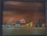 Miscellaneous - My Town - Oil On Canvas