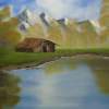 Reflections - Oil On Canvas Paintings - By Ed Burcher, Landscape Painting Artist