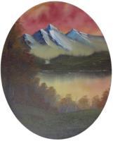 Oil Paintings - Fire In The Sky - Oil On Canvas