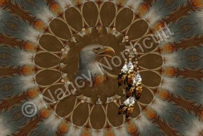 Digital Art - Eagle Dreamcatcher - Digital