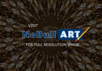 Digital Art - Abstract Eagle Dreamcatcher - Digital