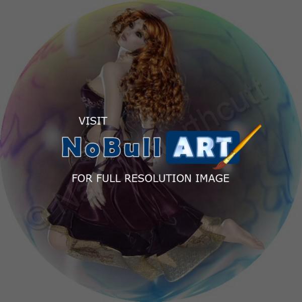 Digital Art - Redhead Dancer - Digital
