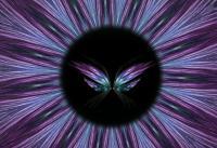 Purple Butterfly Illusion - Digital Digital - By Nancy Northcutt, Abstract Digital Artist