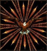 Abstract Eagle Flight - Digital Digital - By Nancy Northcutt, Abstract Digital Artist