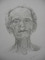 Desperation - Pencil Drawings - By Christopher R Jones, Observational Drawing Artist
