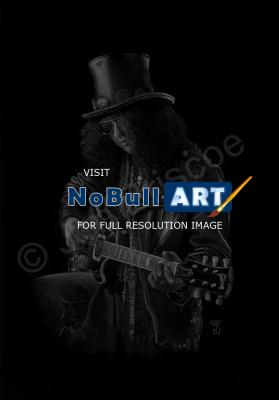 Music Portfolio - Slash - Graphite Pencil