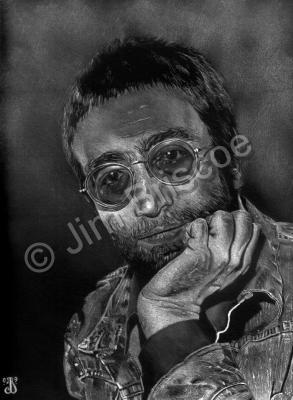 Music Portfolio - John Lennon - Graphite Pencil