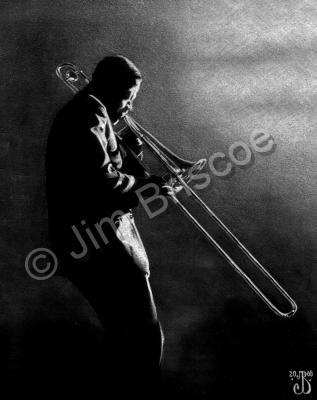 Music Portfolio - Trombone - Graphite Pencil