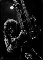 Music Portfolio - Jimmy Page - Graphite Pencil