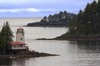 Alaska Lighthouse - Digital Photography - By Barry Hart, Sea Life And Oceans Photography Artist