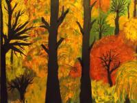 Autumn Leaves - Acrylic Paintings - By Debra-Ann Congi, Realism Painting Artist