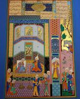 Shahname - Gouache And Goldsheet Paintings - By Aynaz Najafi, Miniature Painting Artist