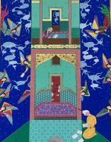 Your Love Is Forbiden For Me - Gouache And Goldsheet Paintings - By Aynaz Najafi, Miniature Painting Artist