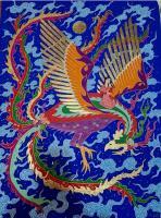 Simorgh Takes Me Far Away - Gouache And Goldsheet Paintings - By Aynaz Najafi, Miniature Painting Artist
