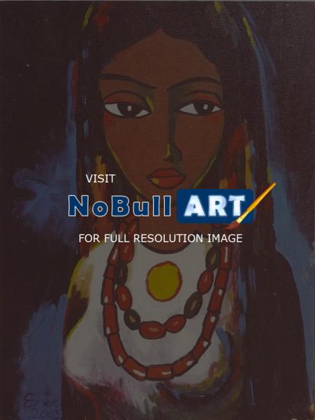 Artist - African Queen - Oil On Canvas