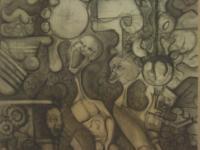 Missing Vengence - Charcoal Pencil Drawings - By Brian Northan, Abstract Drawing Artist